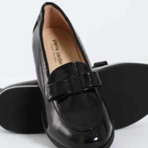 Pierre Cardin Leandra 17 Women's Black Patent Loafer/Moccasin